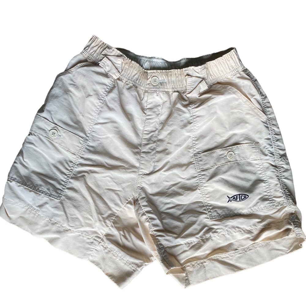 AFTCO Mens Light Khaki Shorts